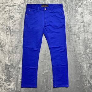 Platini Straight Jeans Men's Size 36x30 Blue